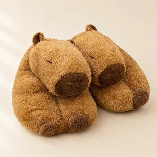 Capybara slippers